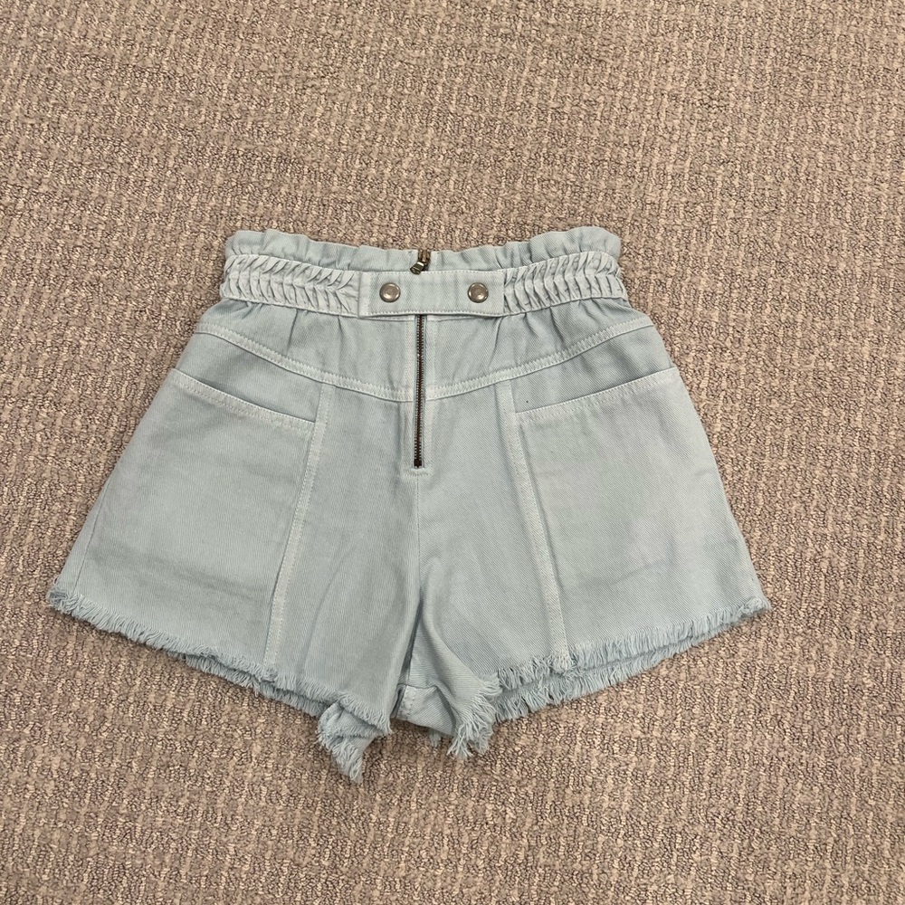 Sea Nyla twill shorts NWOT                    Women's High-Waisted Blue Shorts